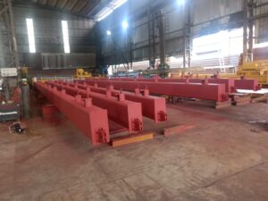 Fabrication and Painting of Built-up Column 20mtr Long