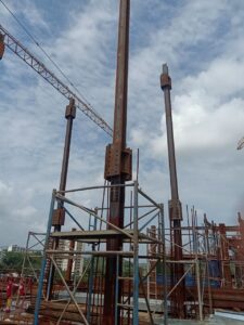 Columns Fabrication and Erection